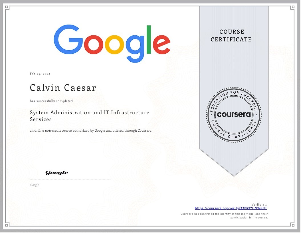 certification 2